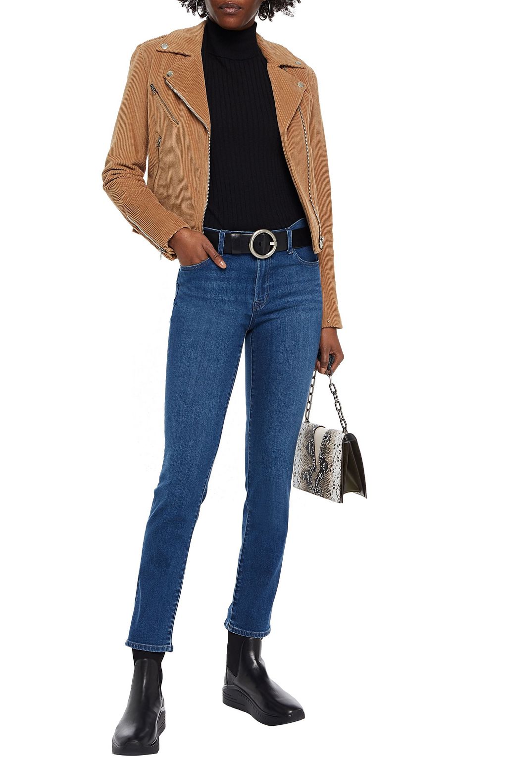 J BRAND High-rise slim-leg jeans