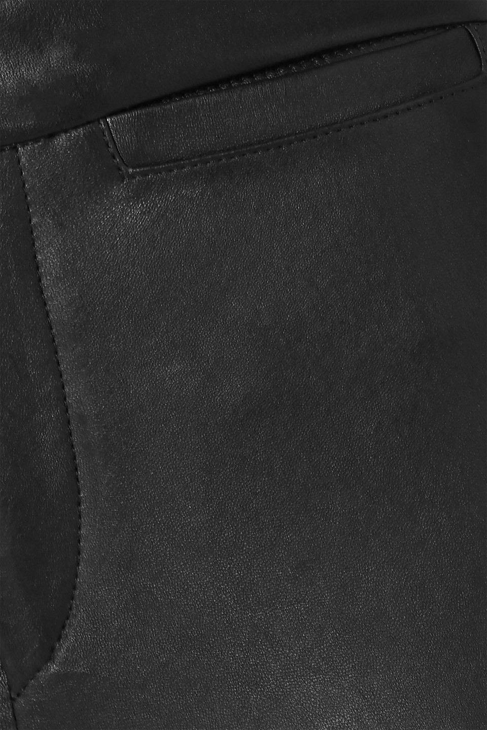 ISABEL MARANT MOFIRA CROPPED LEATHER SKINNY PANTS