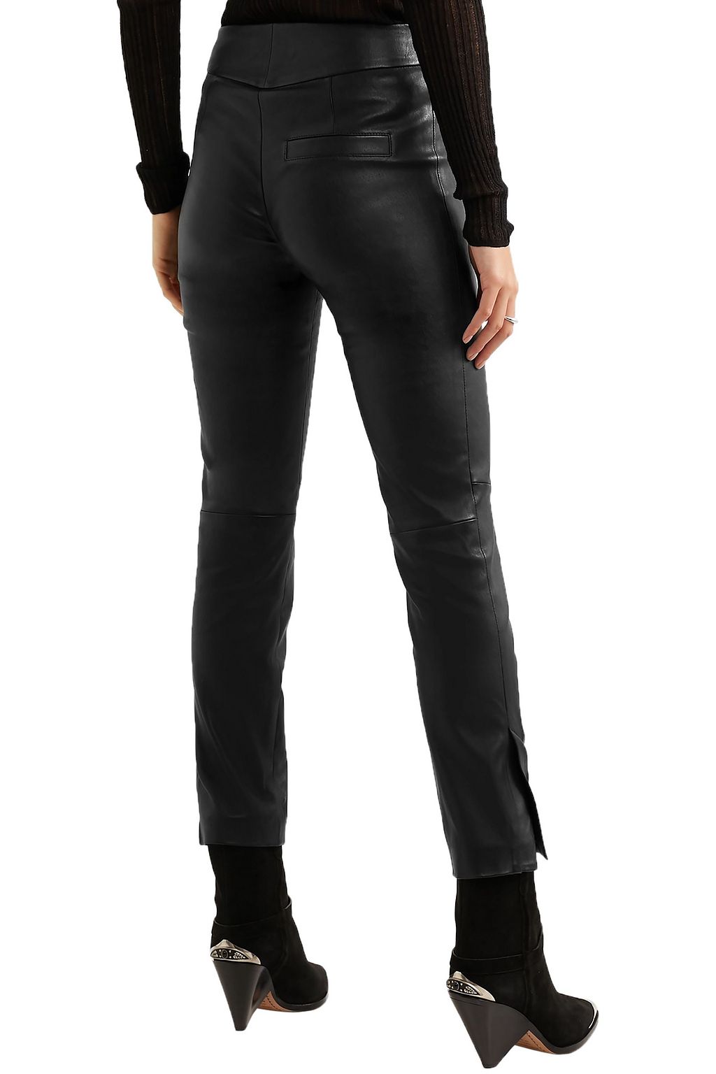 ISABEL MARANT Mofira cropped leather skinny pants