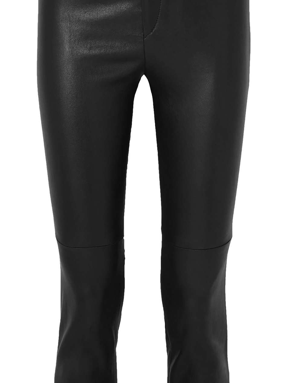 mofira cropped leather skinny pants