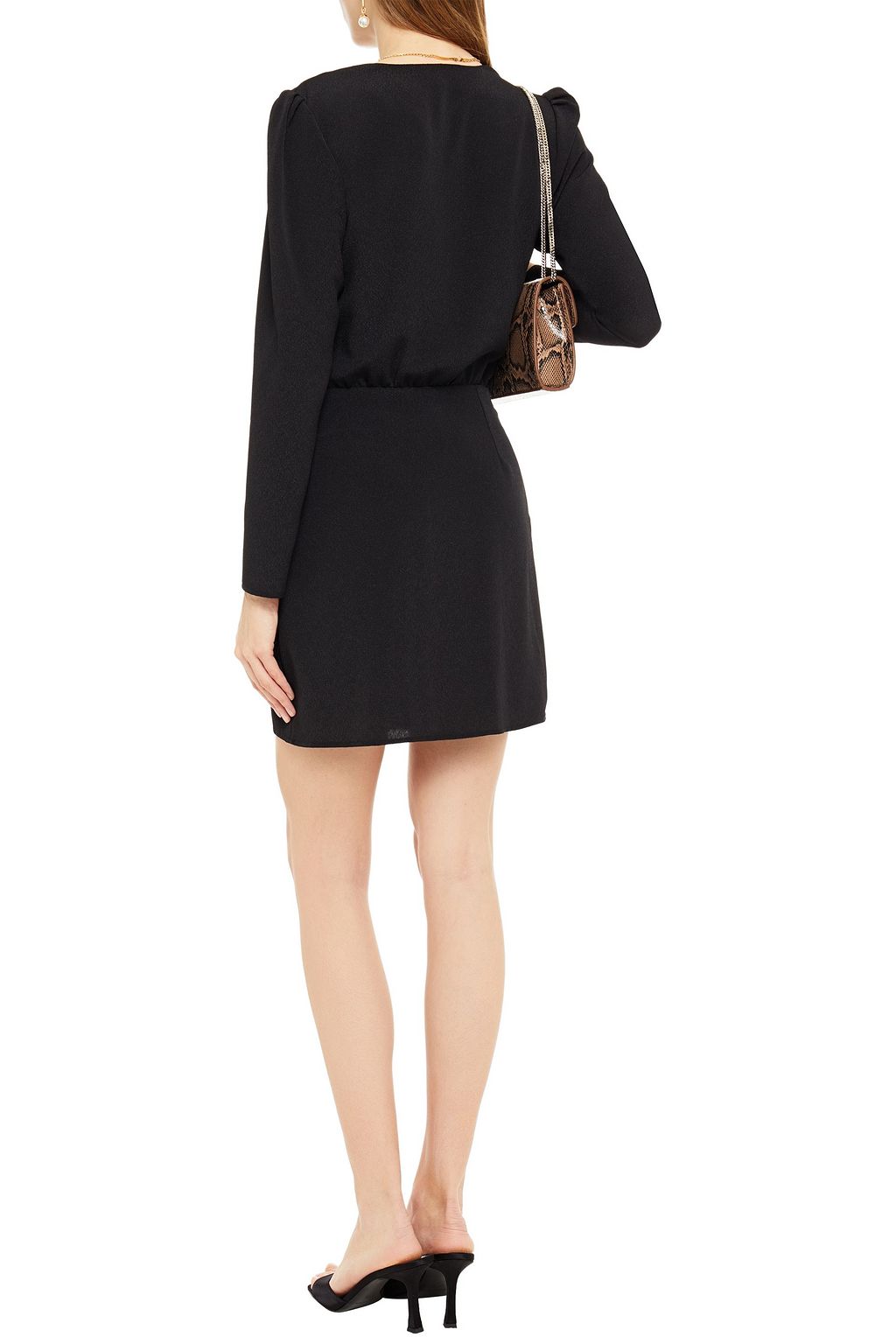 VANESSA BRUNO Nehila wrap-effect cloqué mini dress