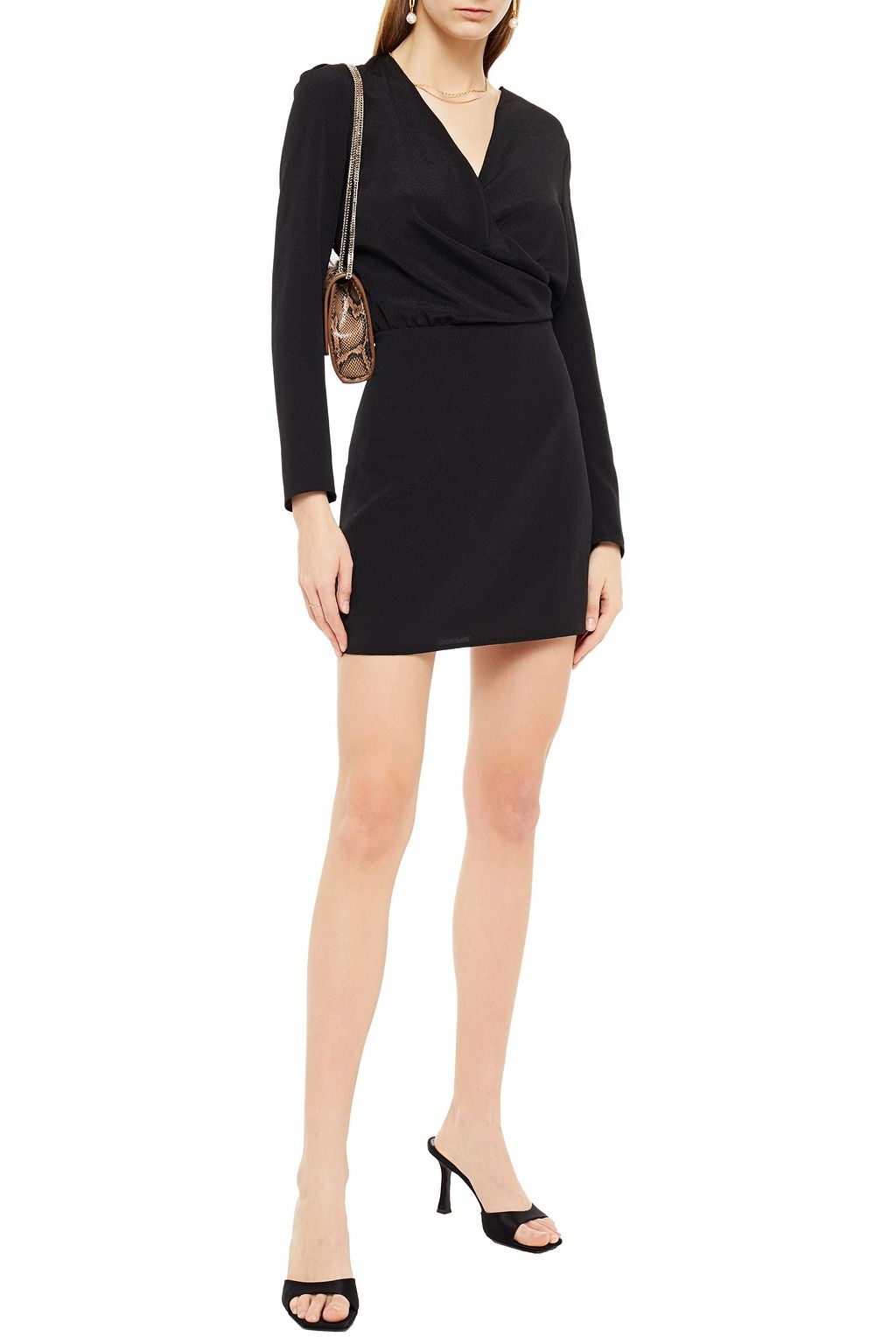 VANESSA BRUNO Nehila wrap-effect cloqué mini dress