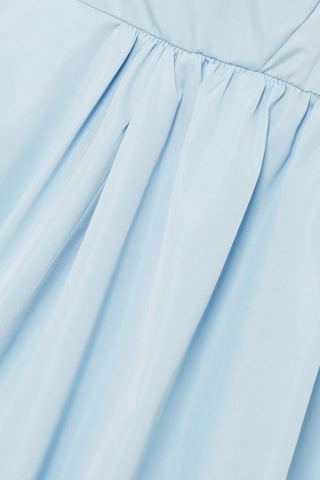 SIMONE ROCHA Bell cold-shoulder gathered taffeta midi dress