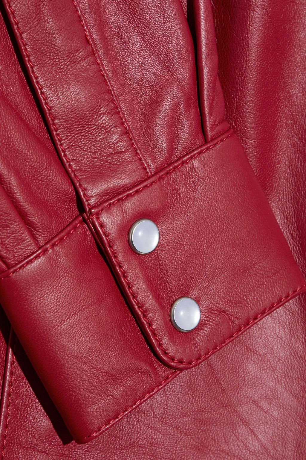 WALTER BAKER Mirabel leather shirt