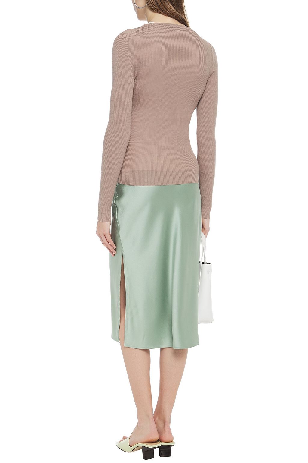 MISSONI Wrap-effect wool-blend sweater