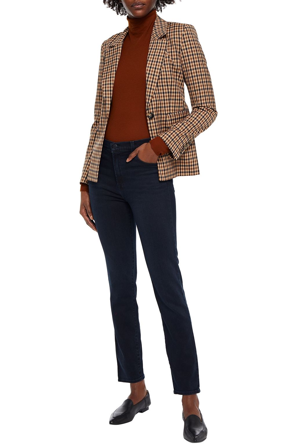 J BRAND Ruby high-rise slim-leg jeans