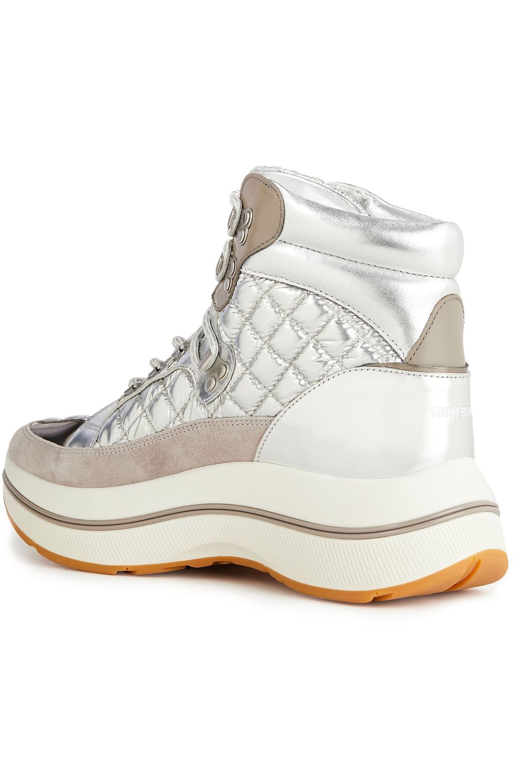 tory burch gemini link platform shearling boot