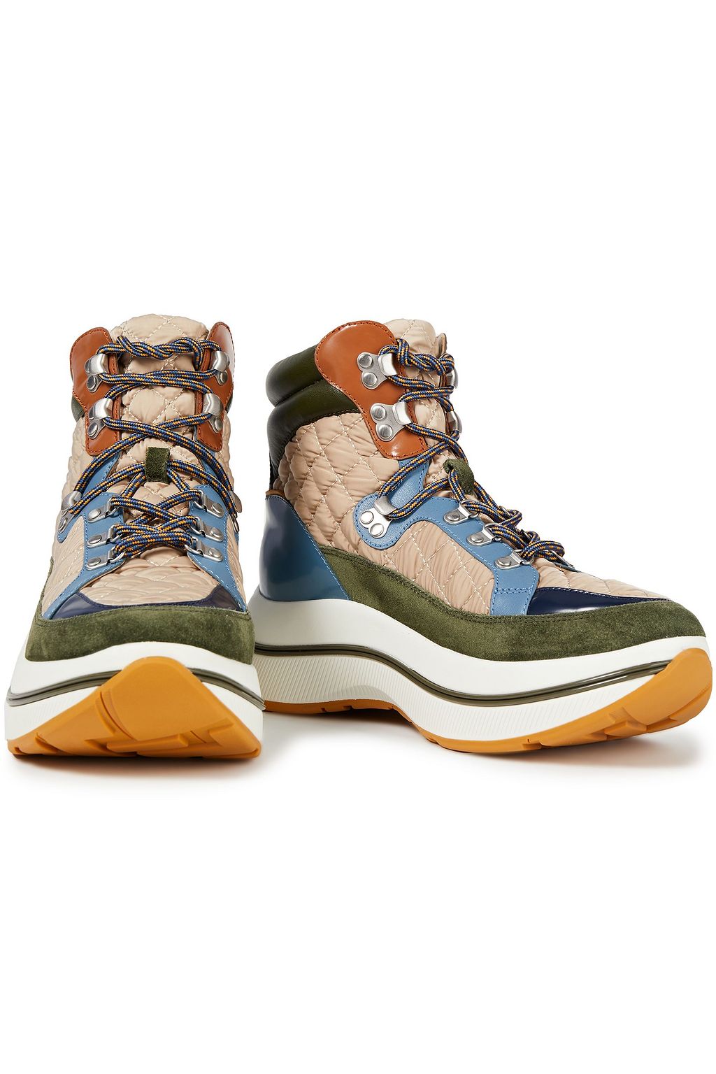tory burch gemini link platform shearling boot