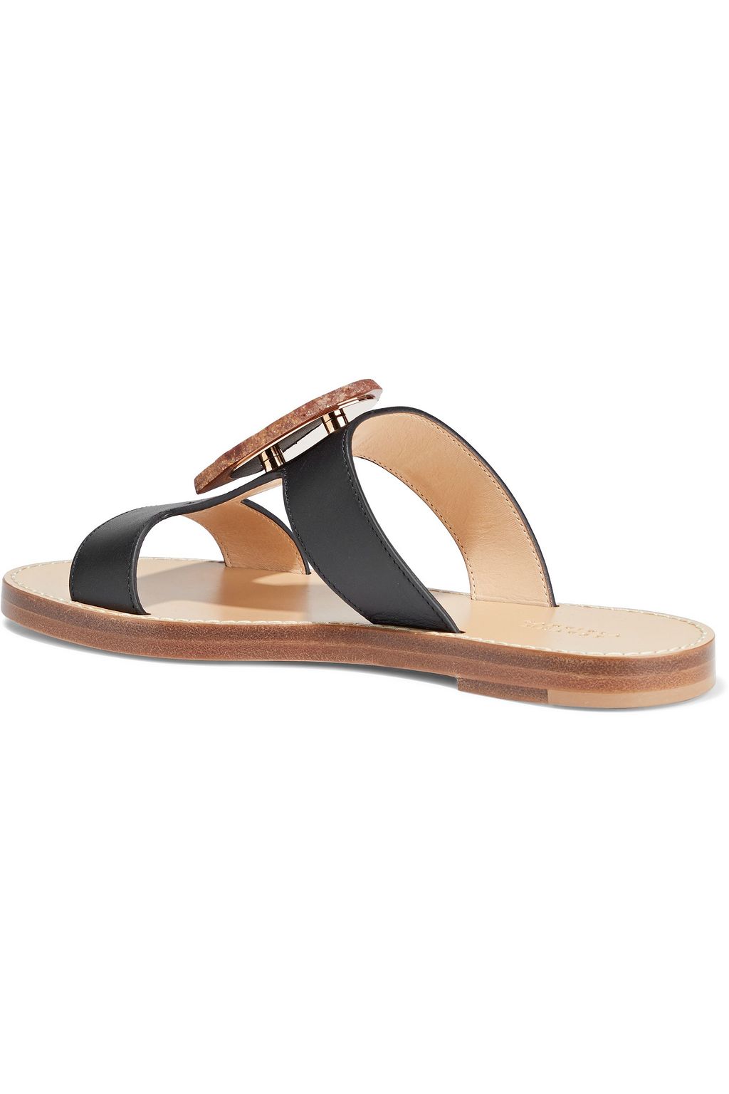 GABRIELA HEARST Hades embellished leather slides