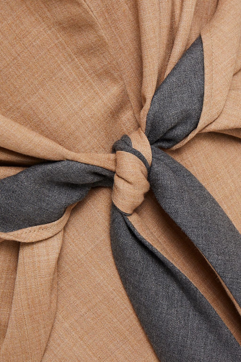 GABRIELA HEARST Grant tie-front wool-blend blazer