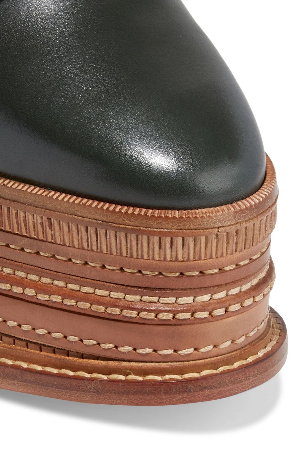 GABRIELA HEARST Pereida leather platform brogues