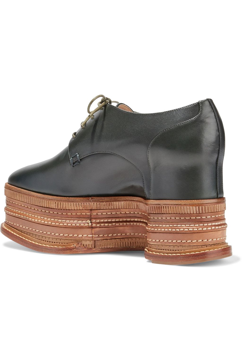 GABRIELA HEARST Pereida leather platform brogues