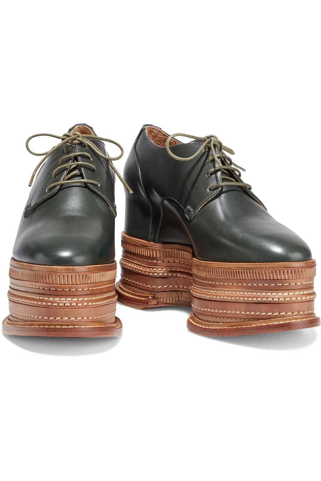 GABRIELA HEARST Pereida leather platform brogues