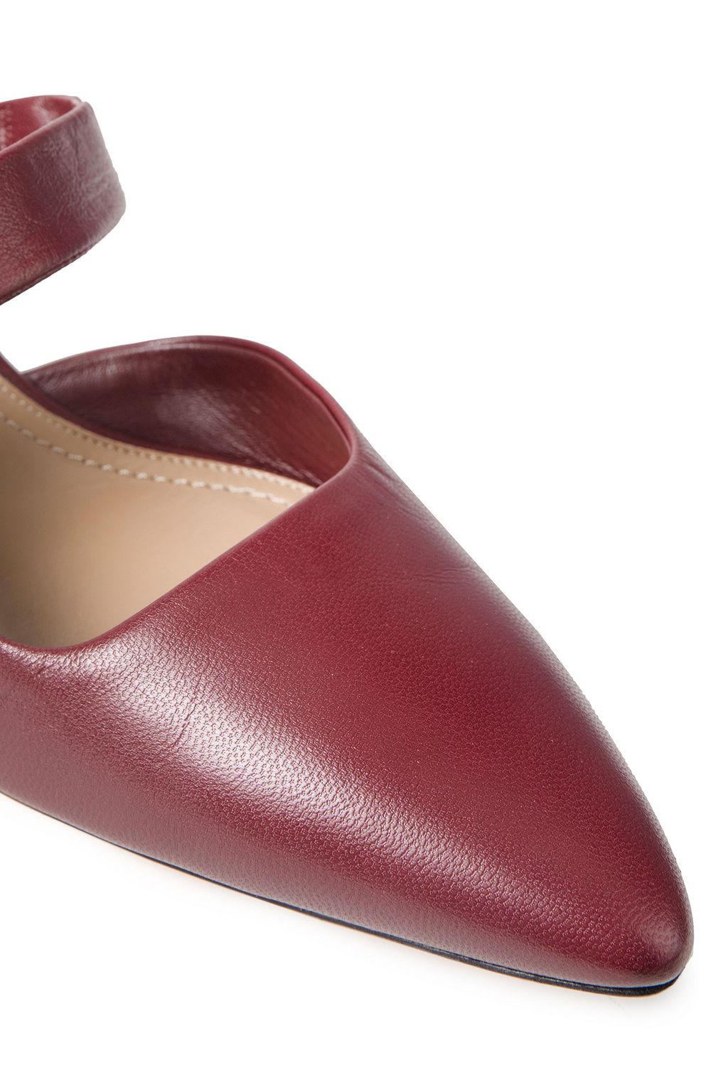 THE ROW Carmine leather pumps