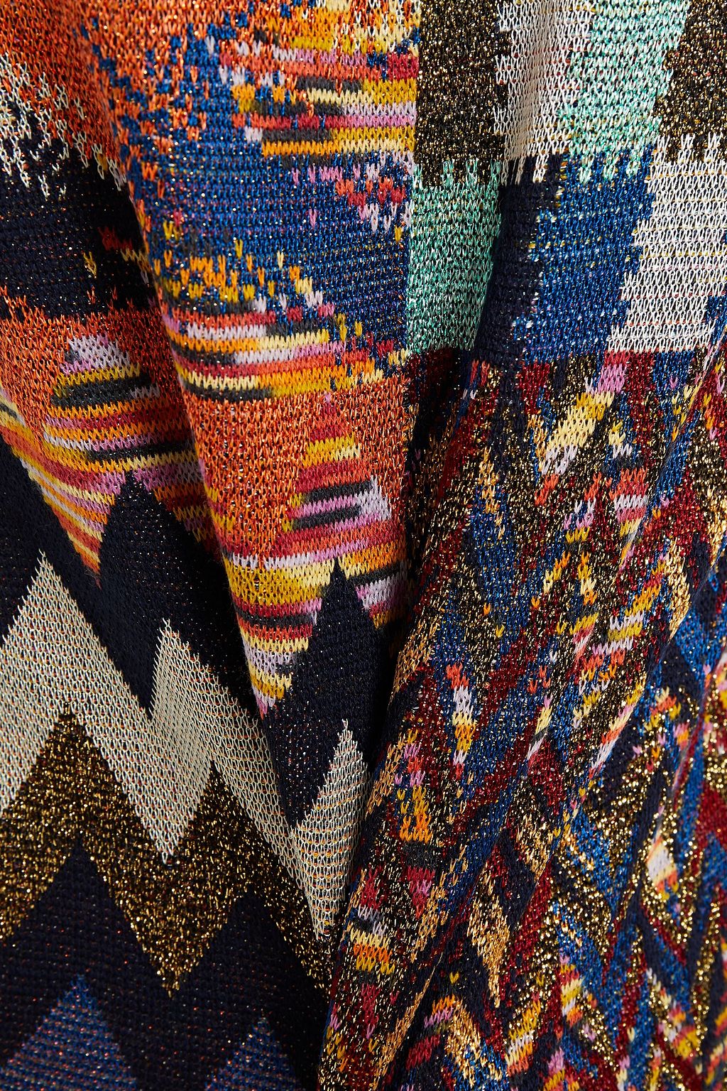 MISSONI Metallic jacquard-knit top