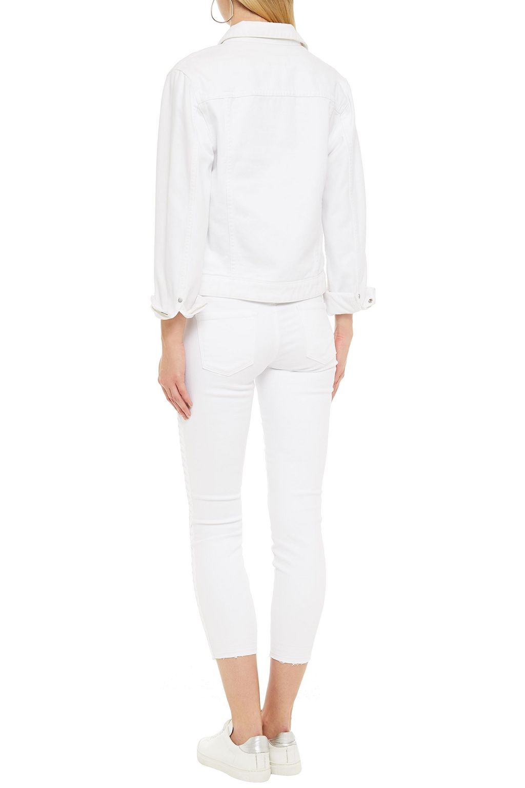 J BRAND Cropped low-rise skinny jeans