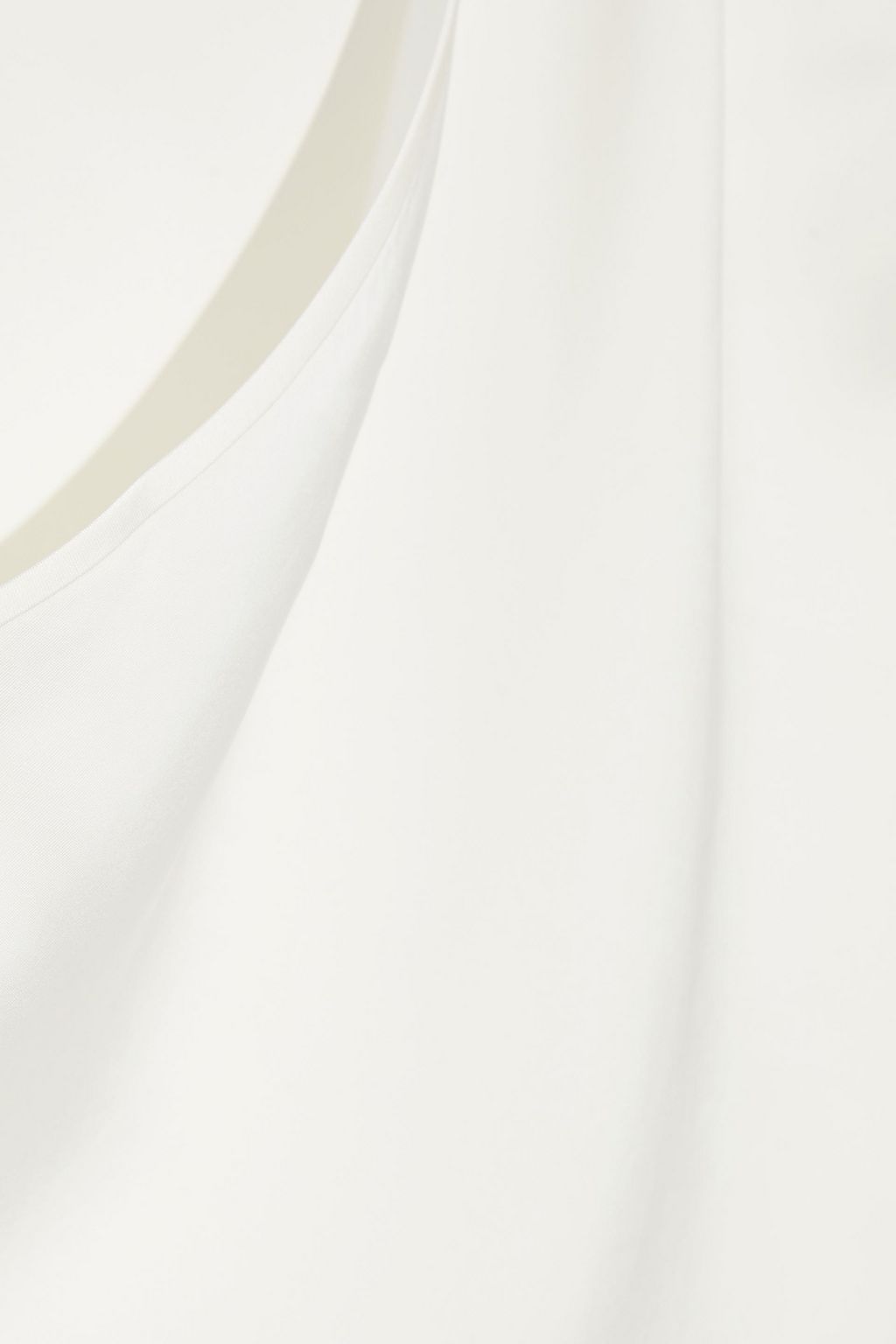 HELMUT LANG Asymmetric layered sateen camisole