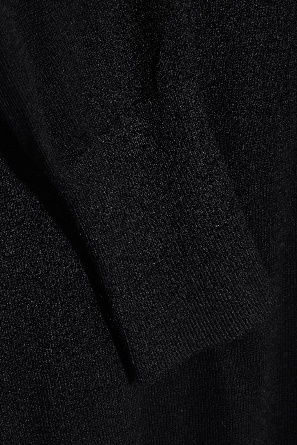 HELMUT LANG Pointelle-trimmed cashmere-blend sweater