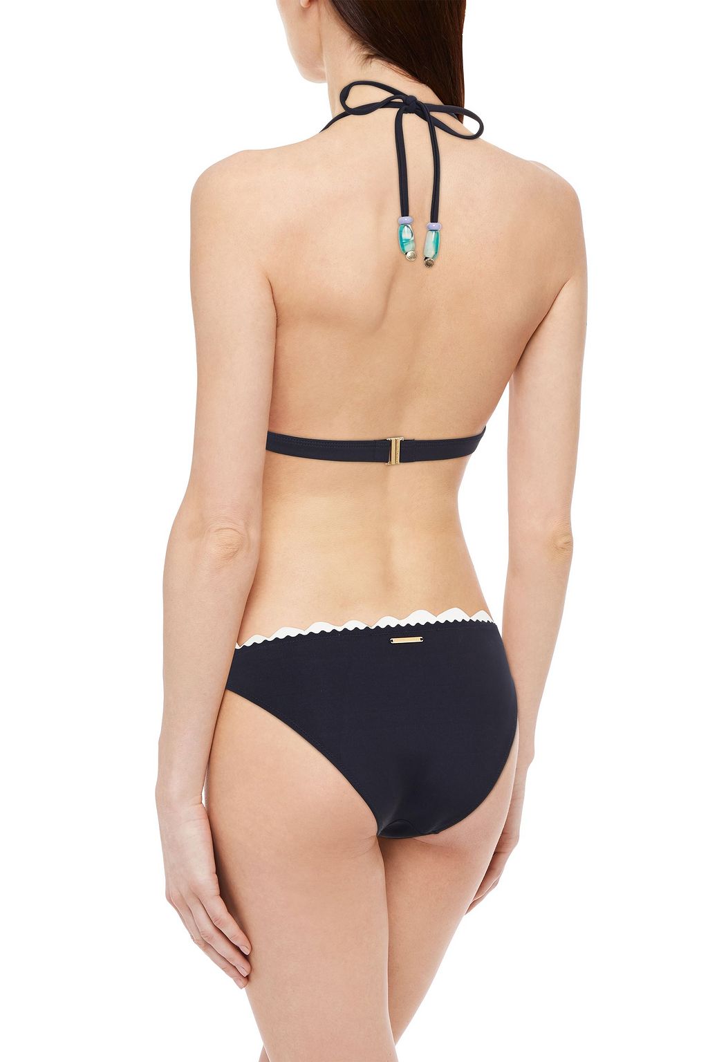 STELLA MCCARTNEY Scalloped triangle bikini top