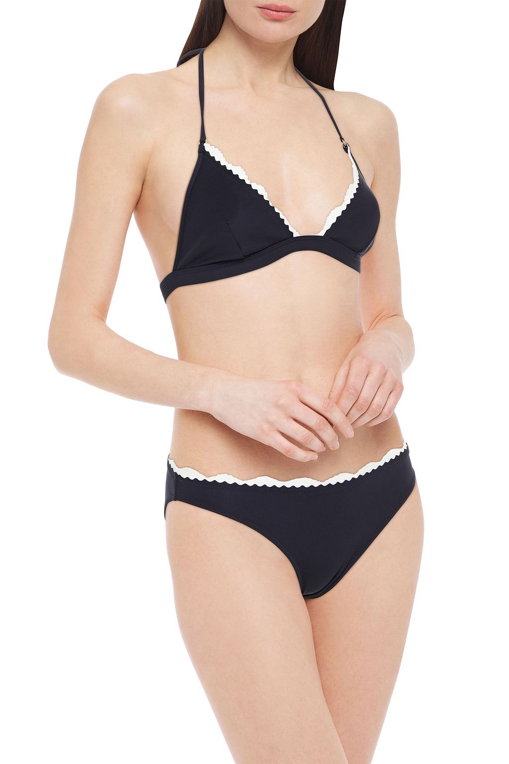 STELLA MCCARTNEY Scalloped triangle bikini top