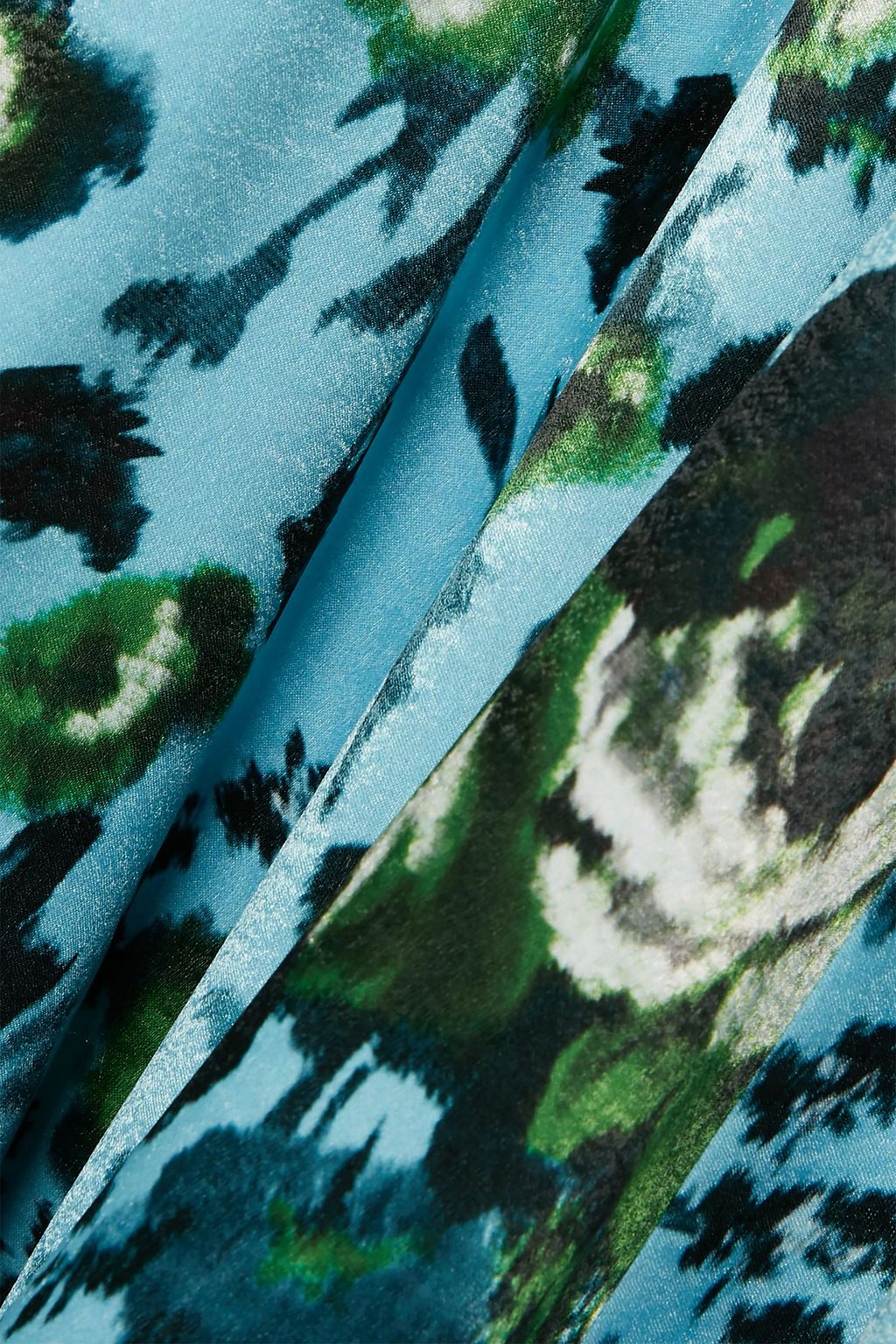 ERDEM Margo floral-print satin midi dress