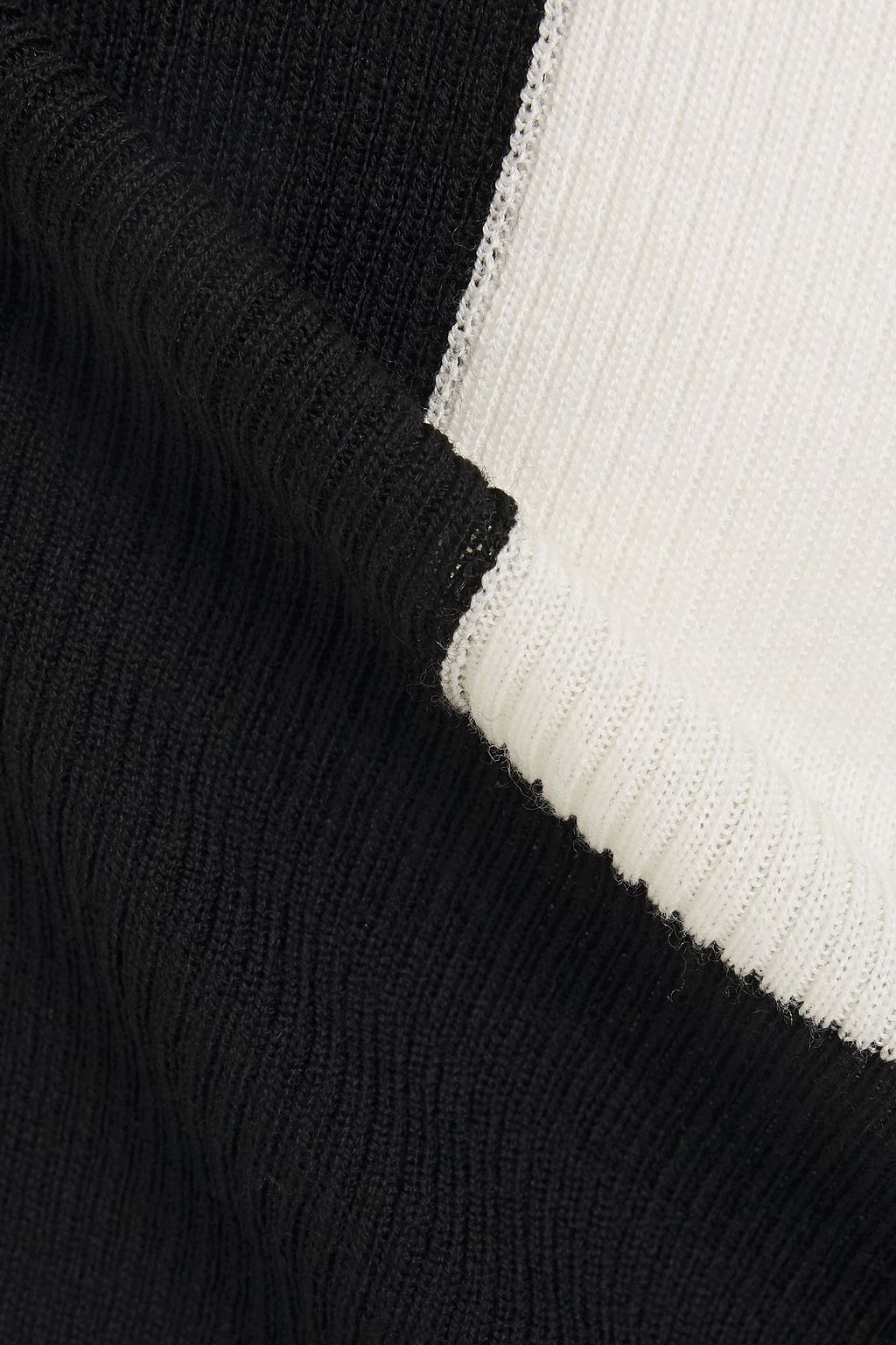 MISSONI Intarsia wool turtleneck top