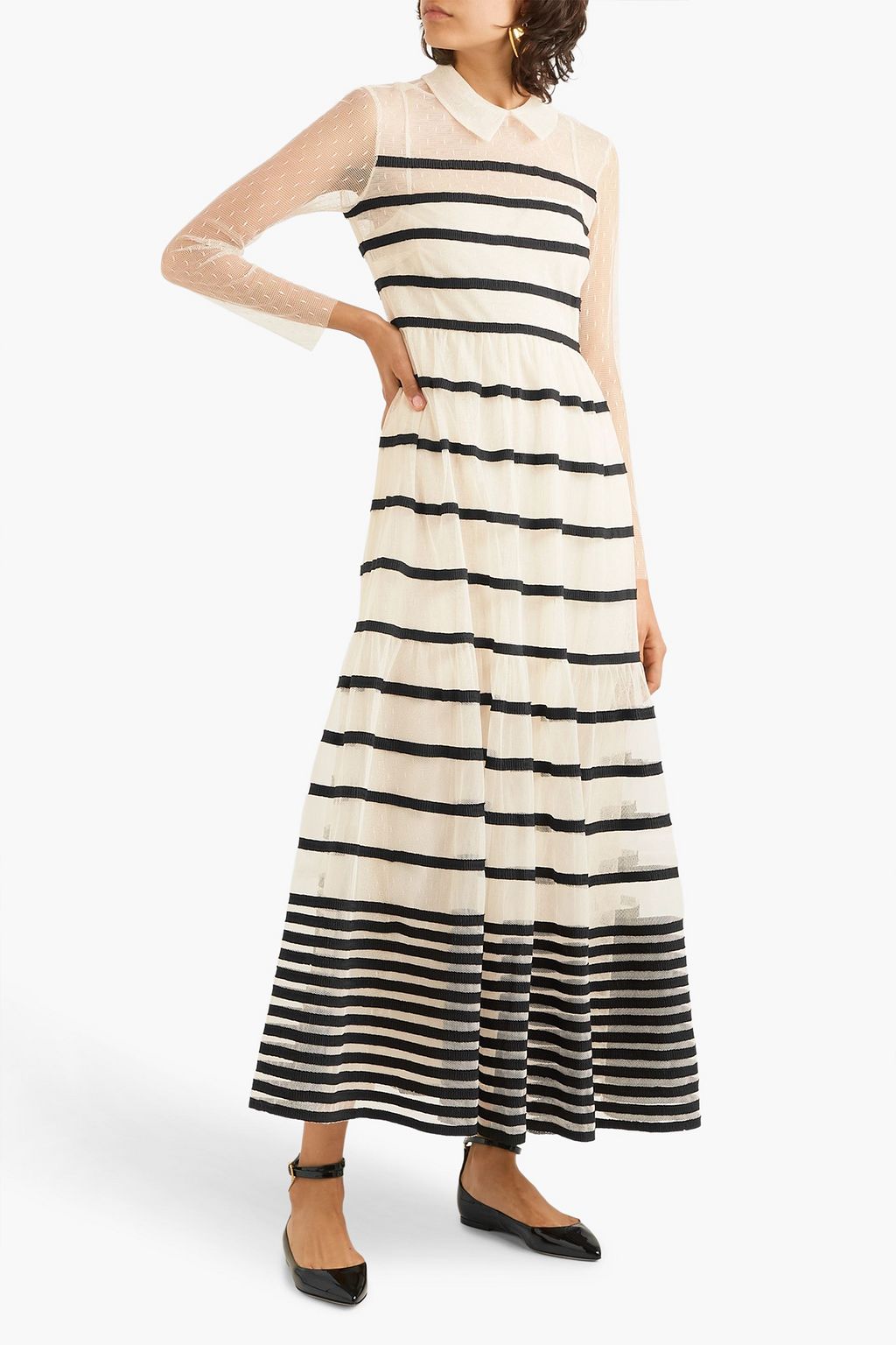 chinese dress ladies Esprit Maxi Smock Dress | Rosa Bold Spliced