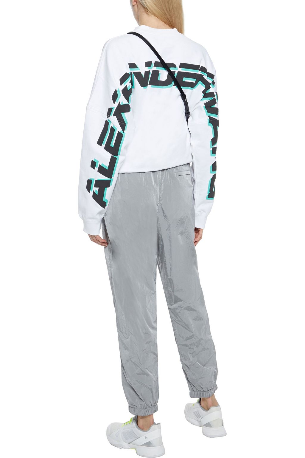 ALEXANDERWANG.T Printed shell track pants