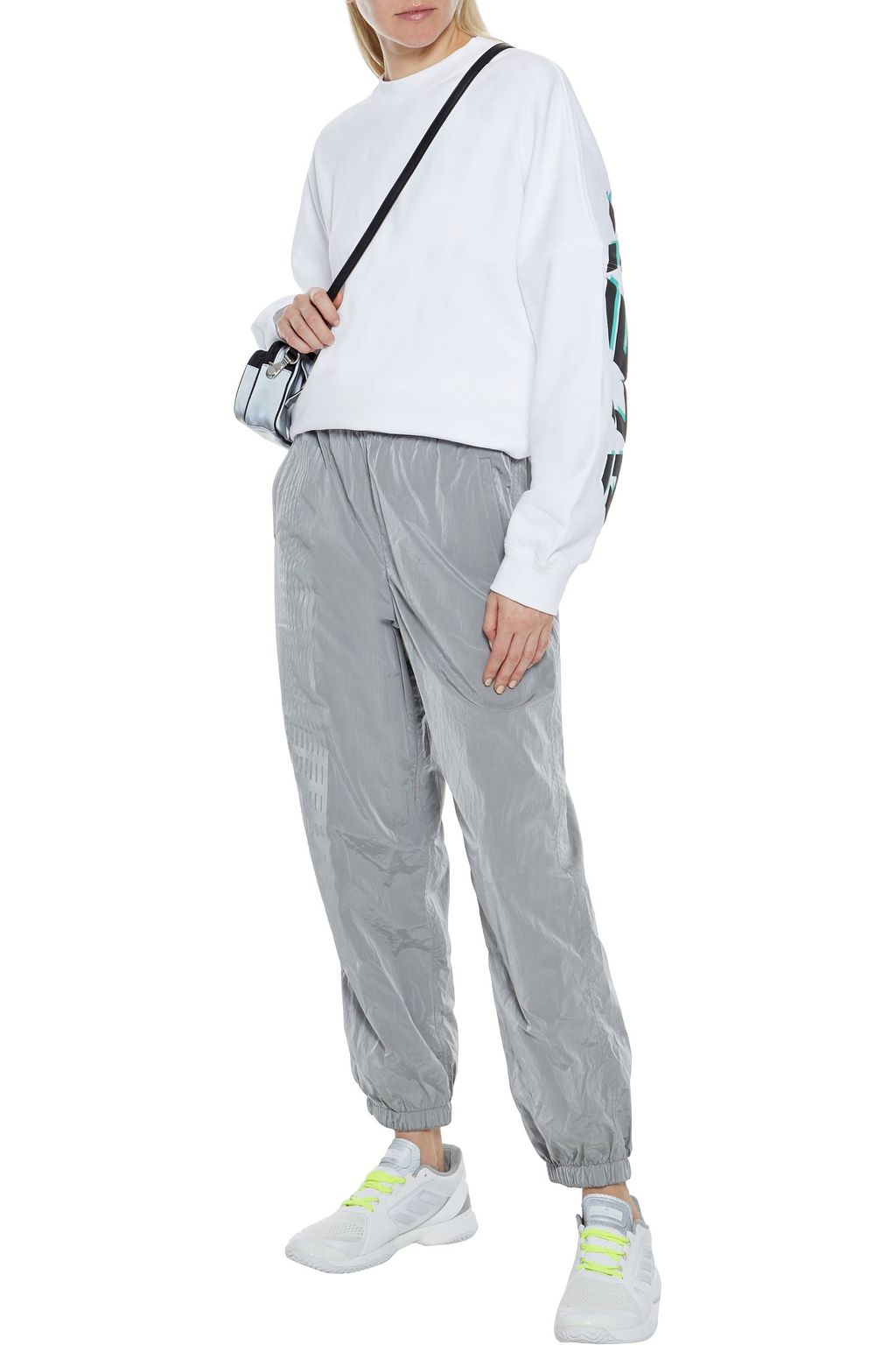 ALEXANDERWANG.T Printed shell track pants