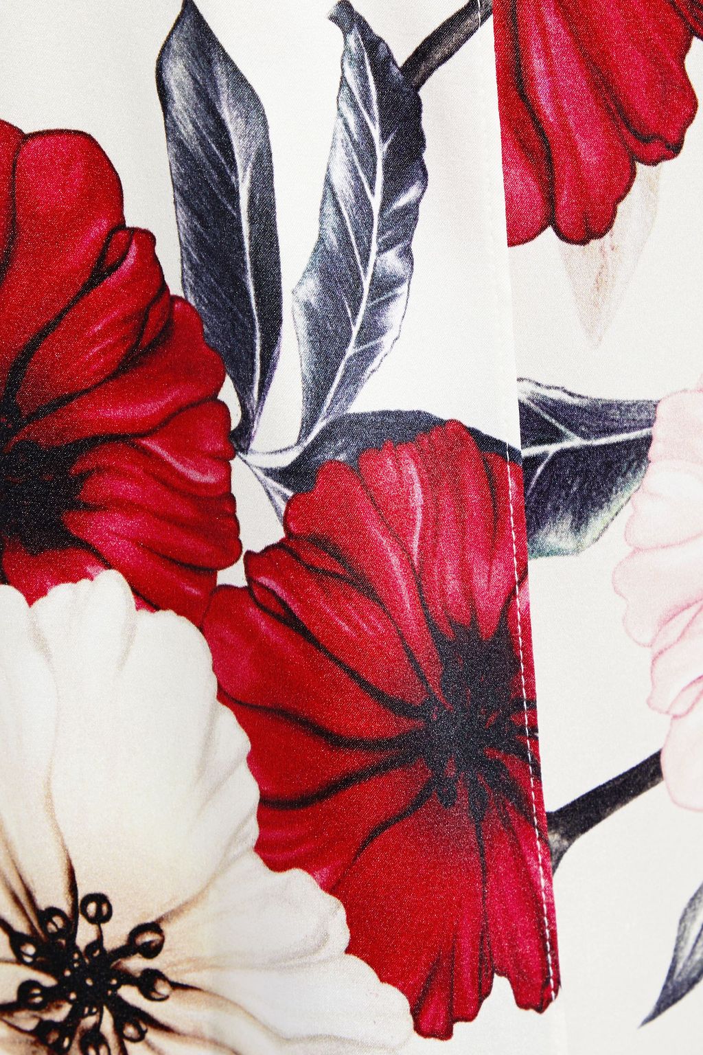 MYLA Covent Garden floral-print silk-blend satin culottes