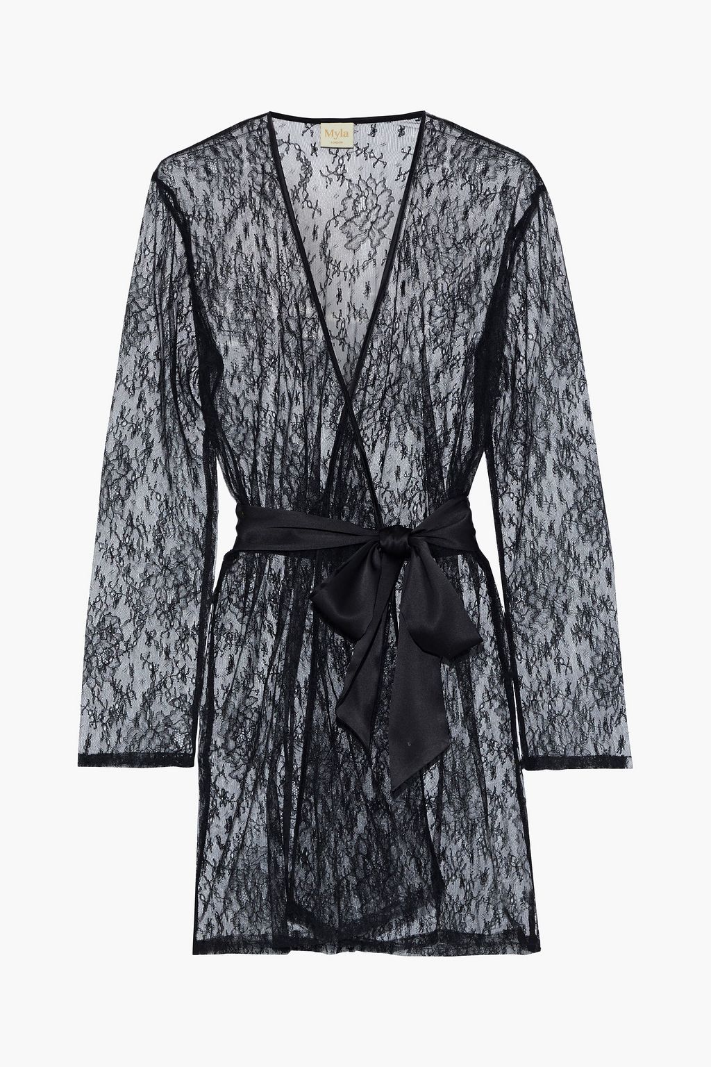 black lace robes