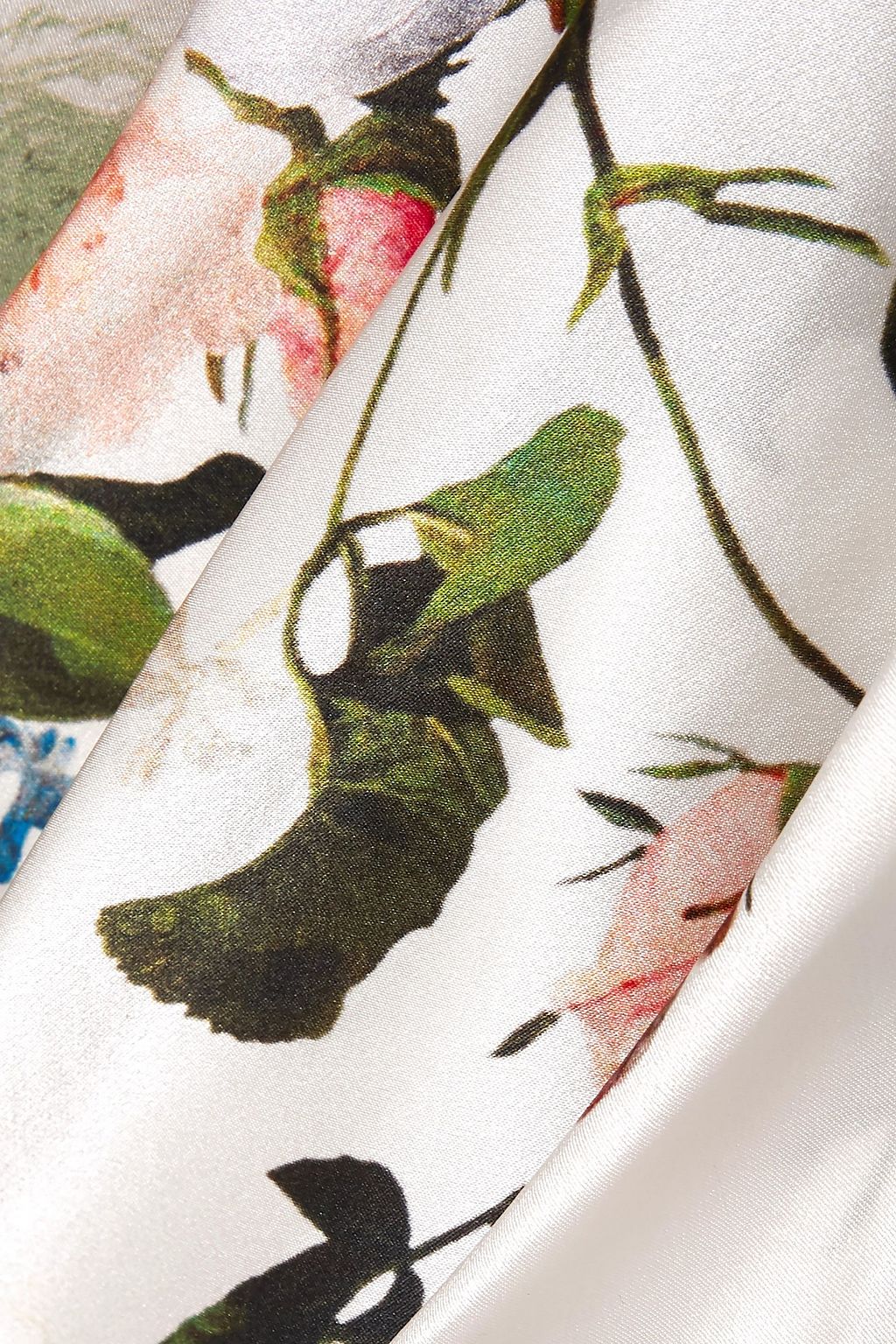 ERDEM Florence floral-print silk midi dress