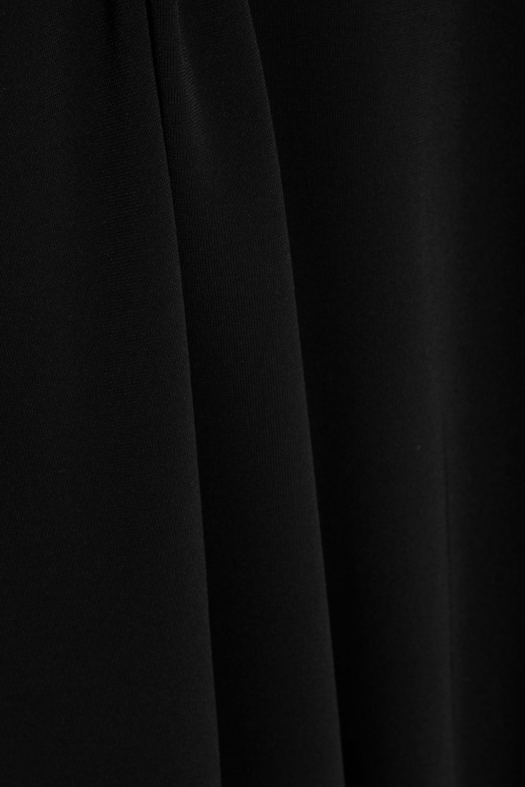 ALEXANDER WANG Satin-trimmed wool-blend cady mini dress