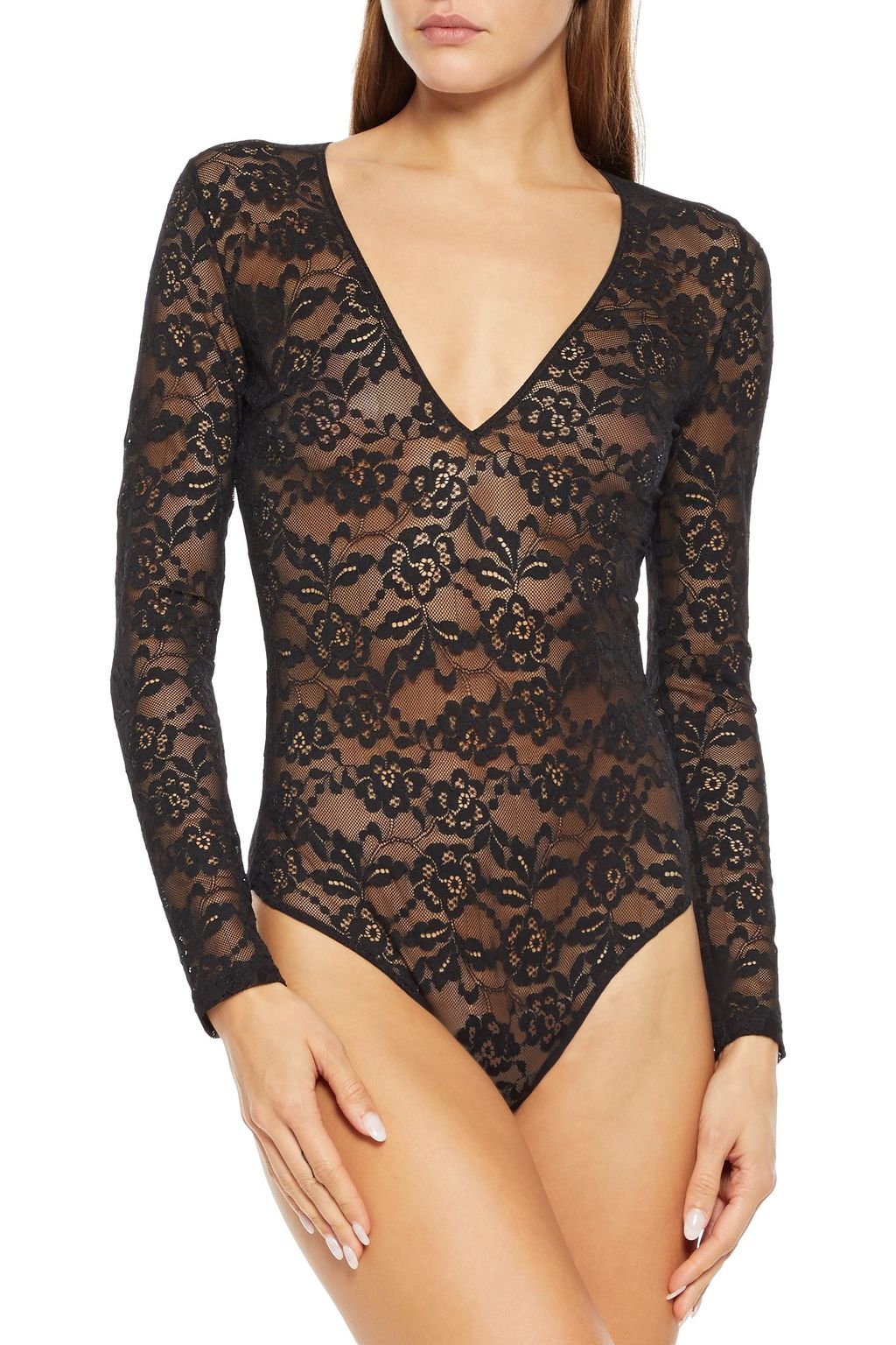 MYLA The Strand Leavers lace thong bodysuit