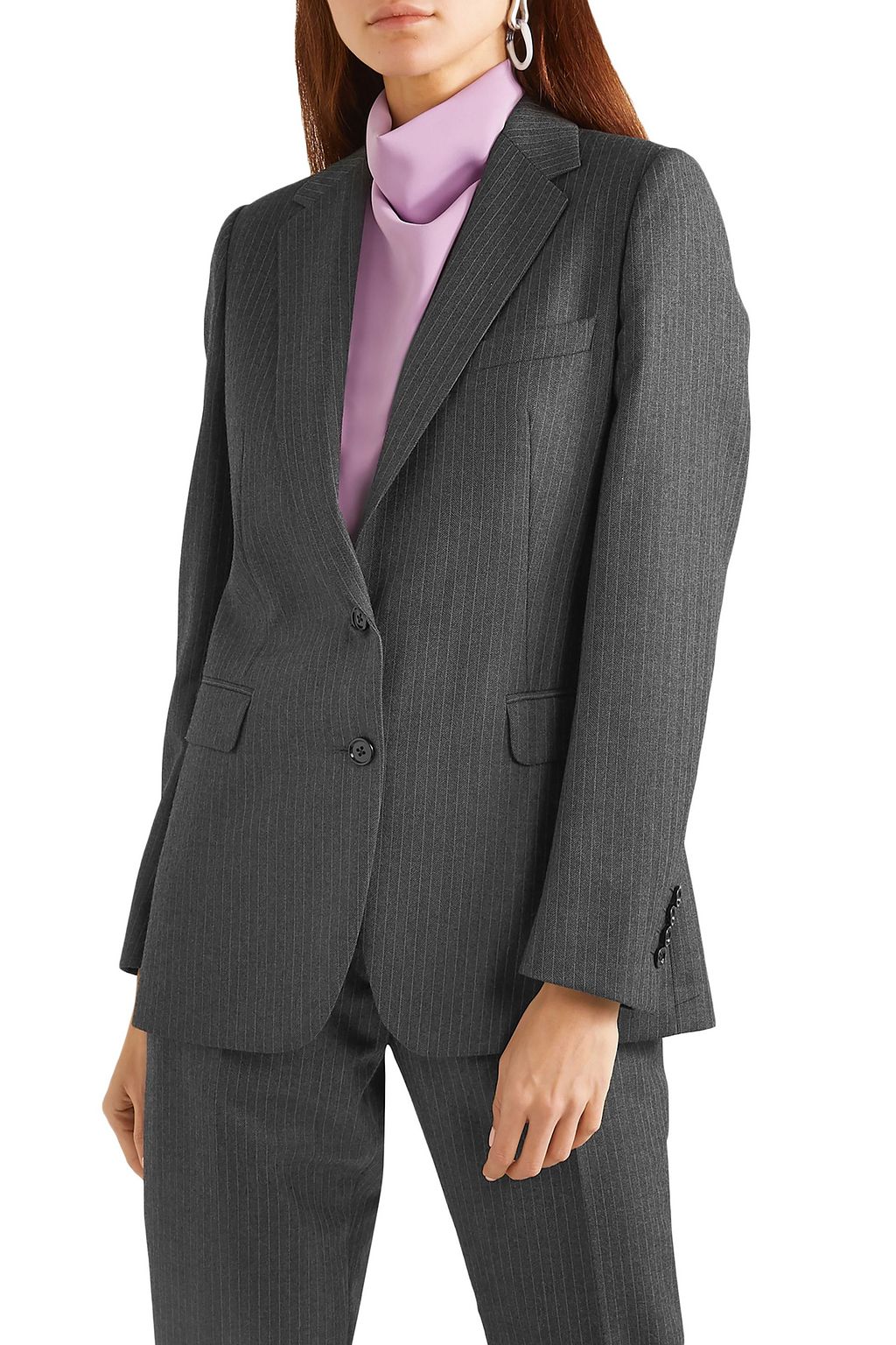 DRIES VAN NOTEN Blest pinstriped wool blazer