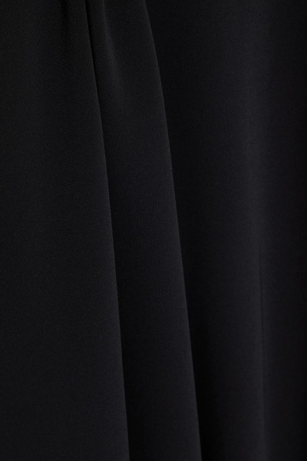 ALEXANDER WANG Chain-trimmed gathered stretch-jersey mini dress