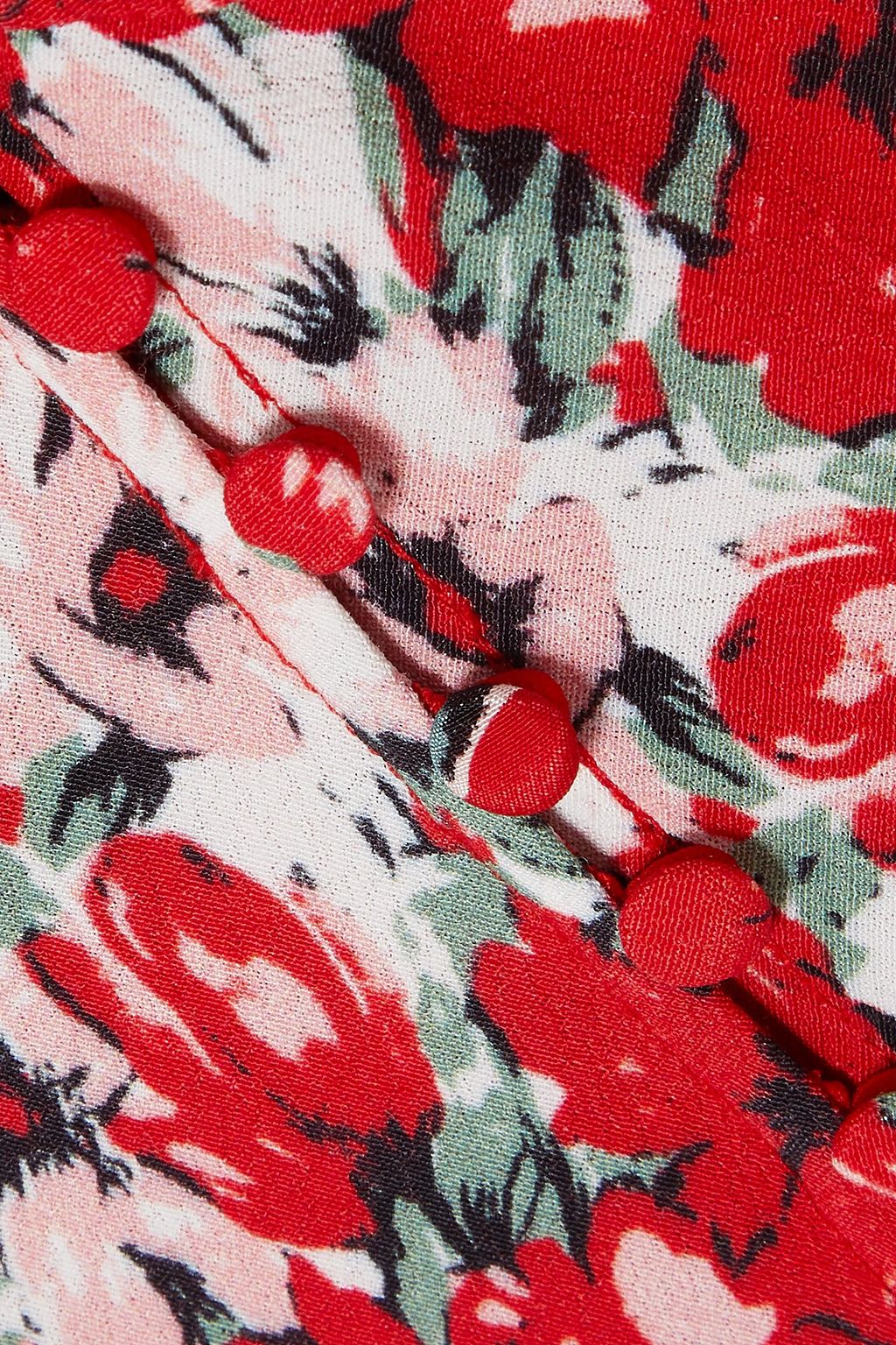 RIXO Katie floral-print crepe de chine midi dress