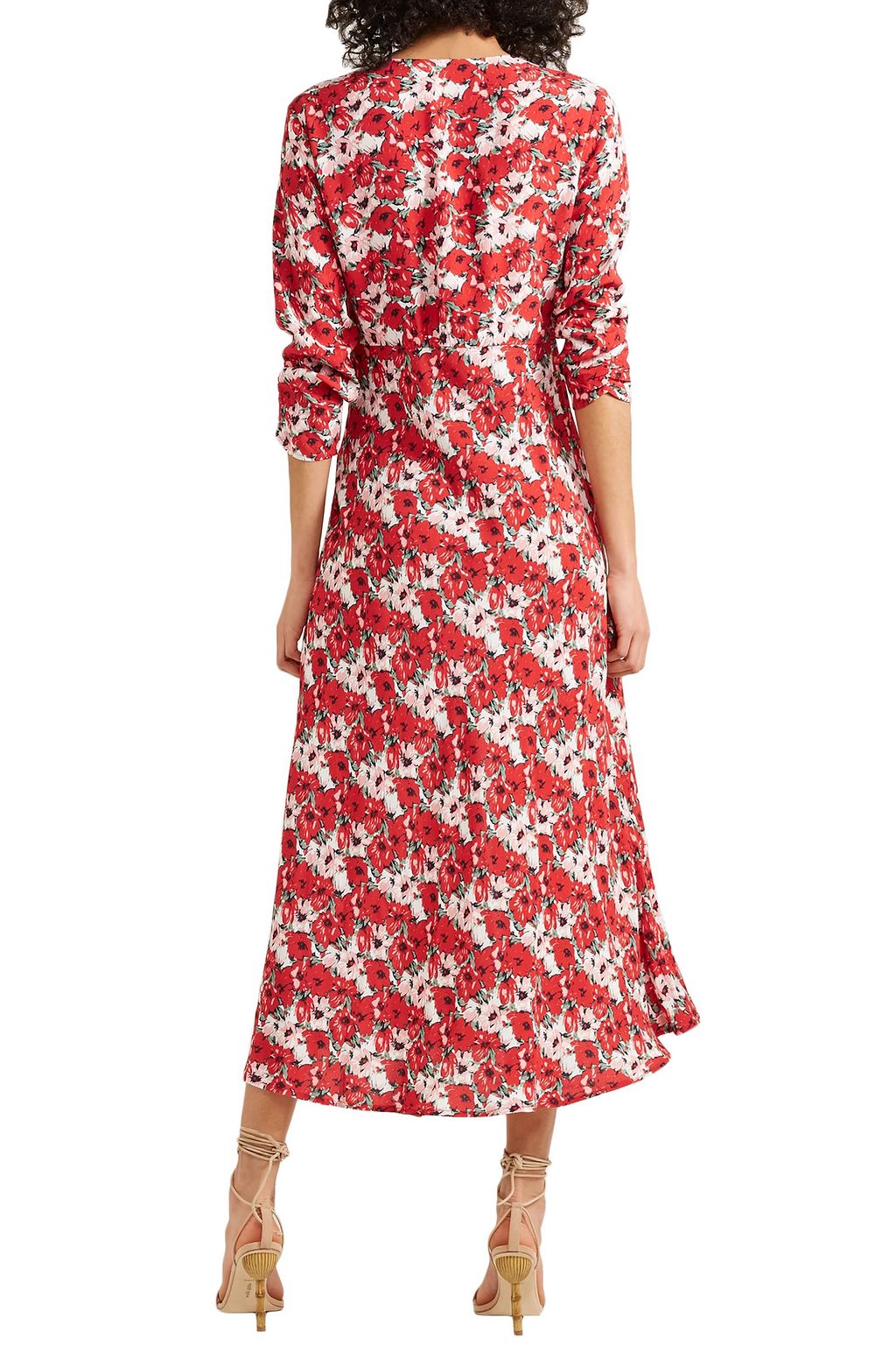 RIXO Katie floral-print crepe de chine midi dress