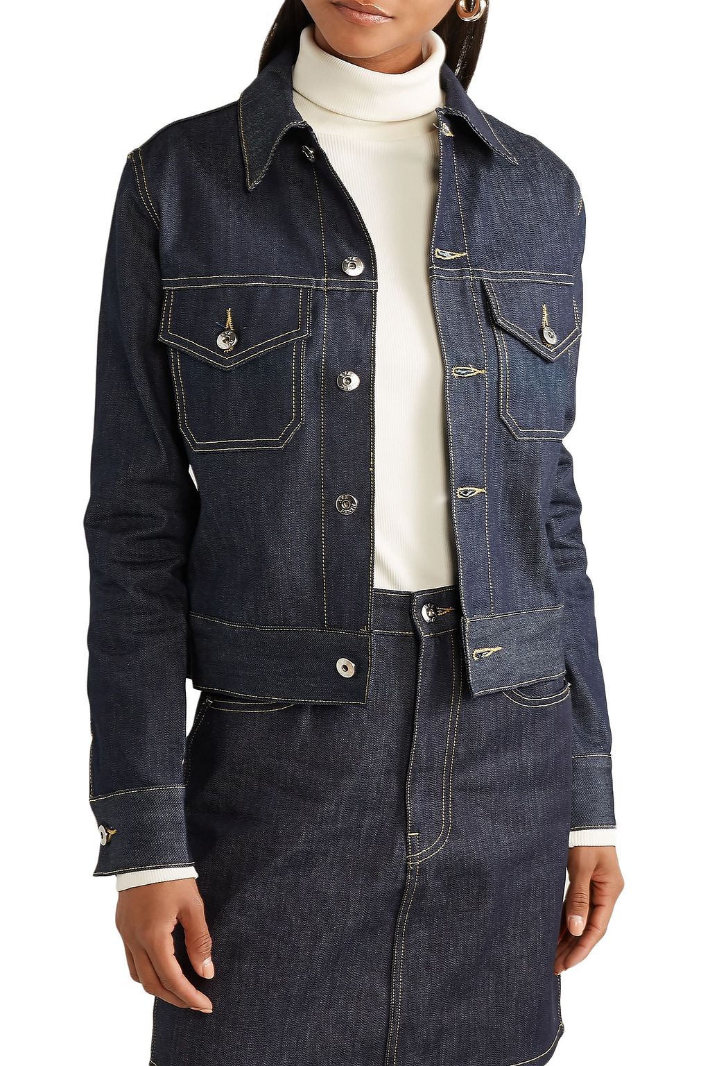 EVE DENIM Kaila cropped denim jacket