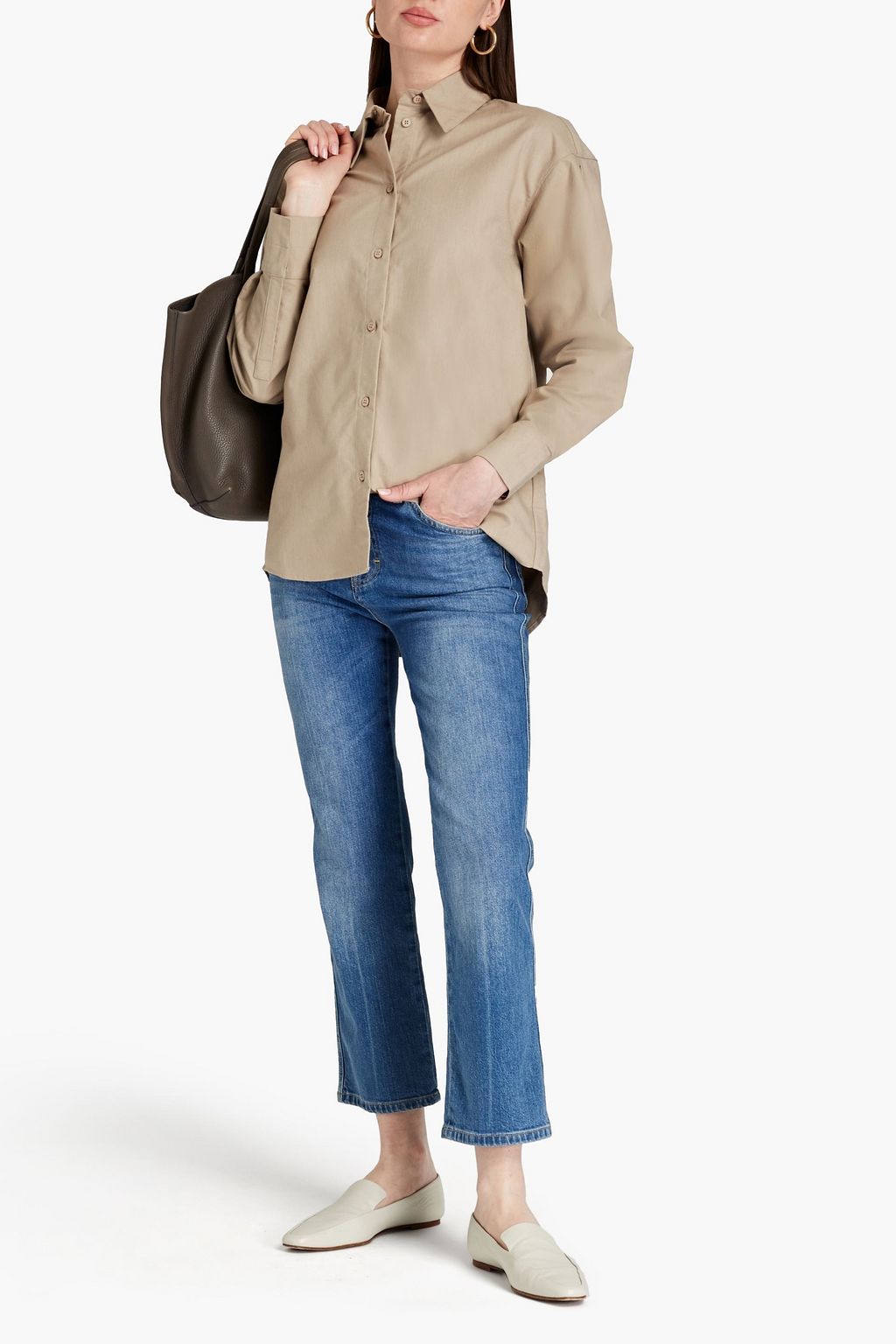 CAES Cotton-twill shirt
