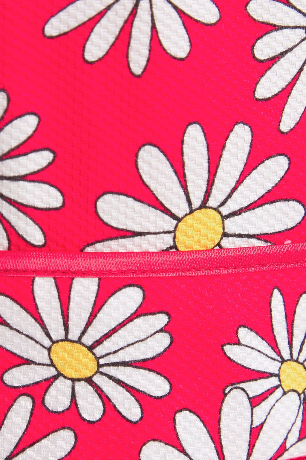 BOUTIQUE MOSCHINO Wrap-effect floral-print cotton-blend piqué dress
