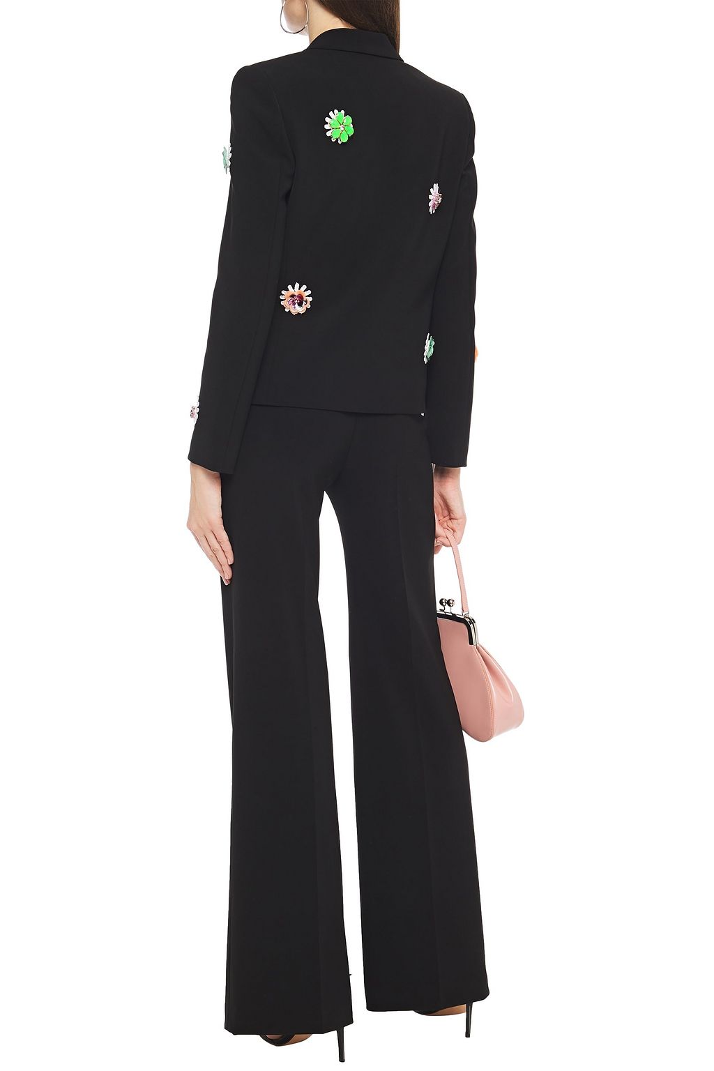 BOUTIQUE MOSCHINO Embellished cady blazer