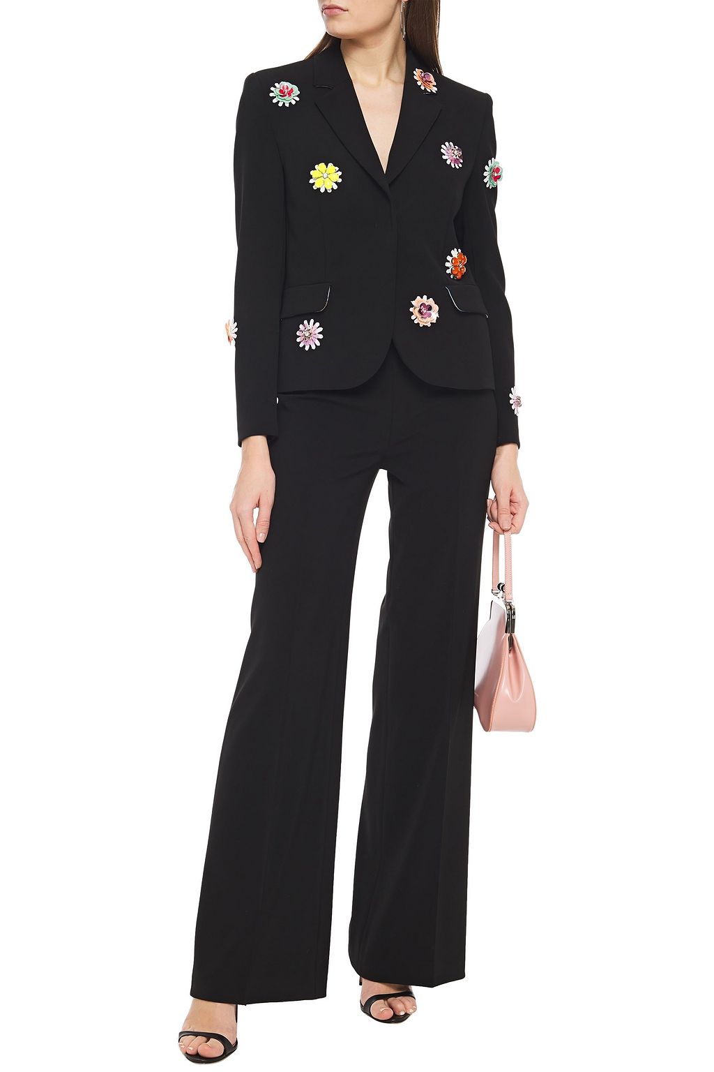 BOUTIQUE MOSCHINO Embellished cady blazer