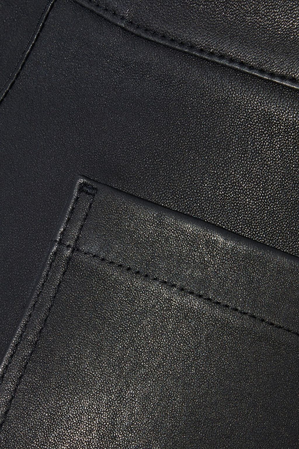 ALEXANDERWANG.T Ruched leather skinny pants
