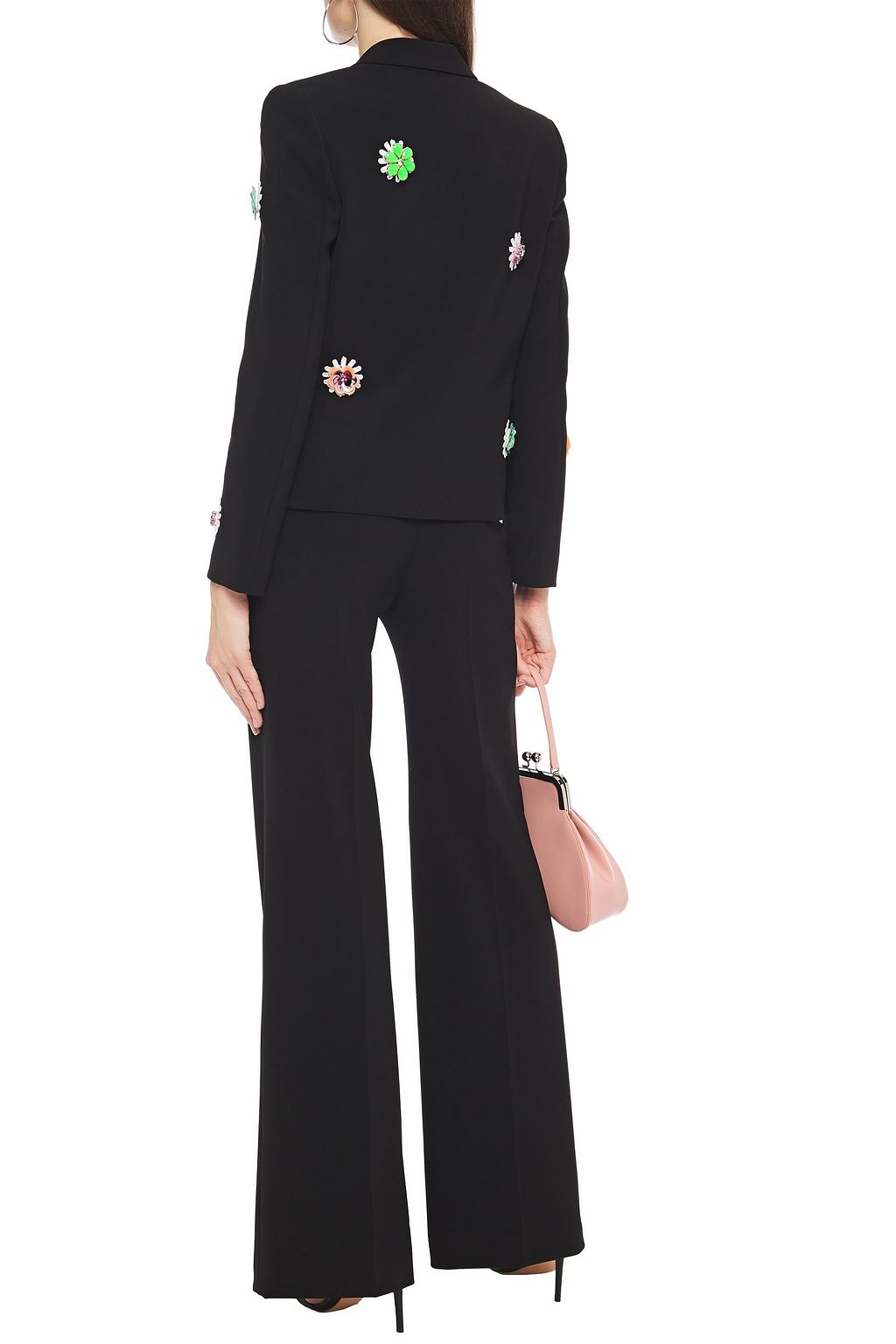 BOUTIQUE MOSCHINO Stretch-cady flared pants