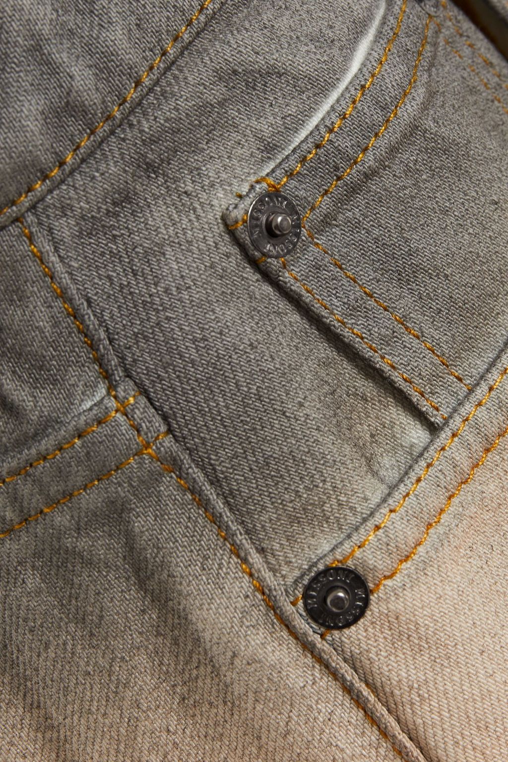 MISSONI Dégradé denim mini skirt