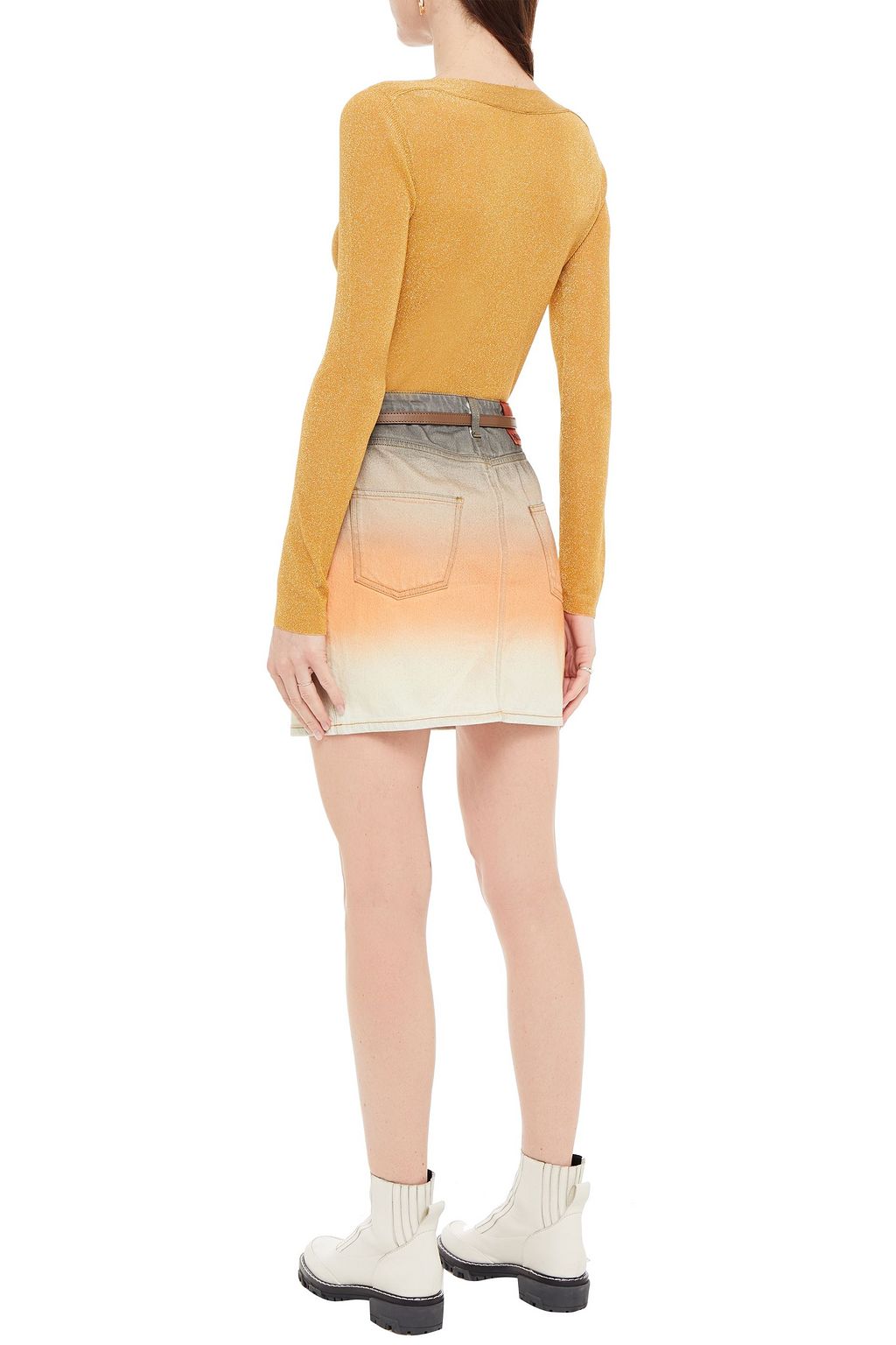 MISSONI Dégradé denim mini skirt