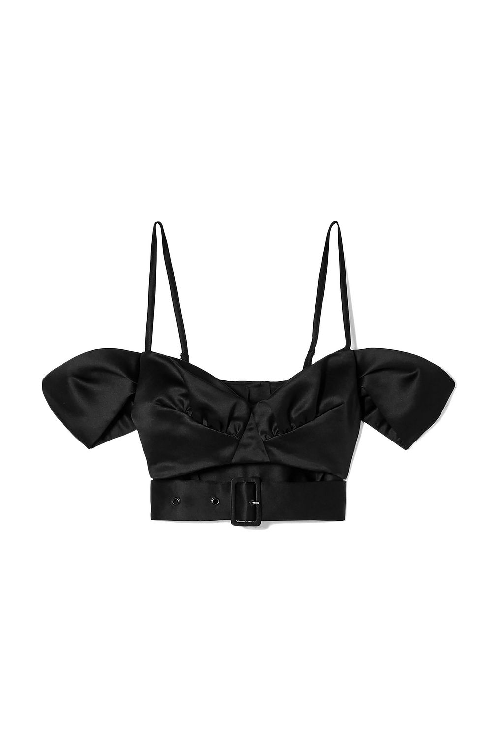 silk bustier top