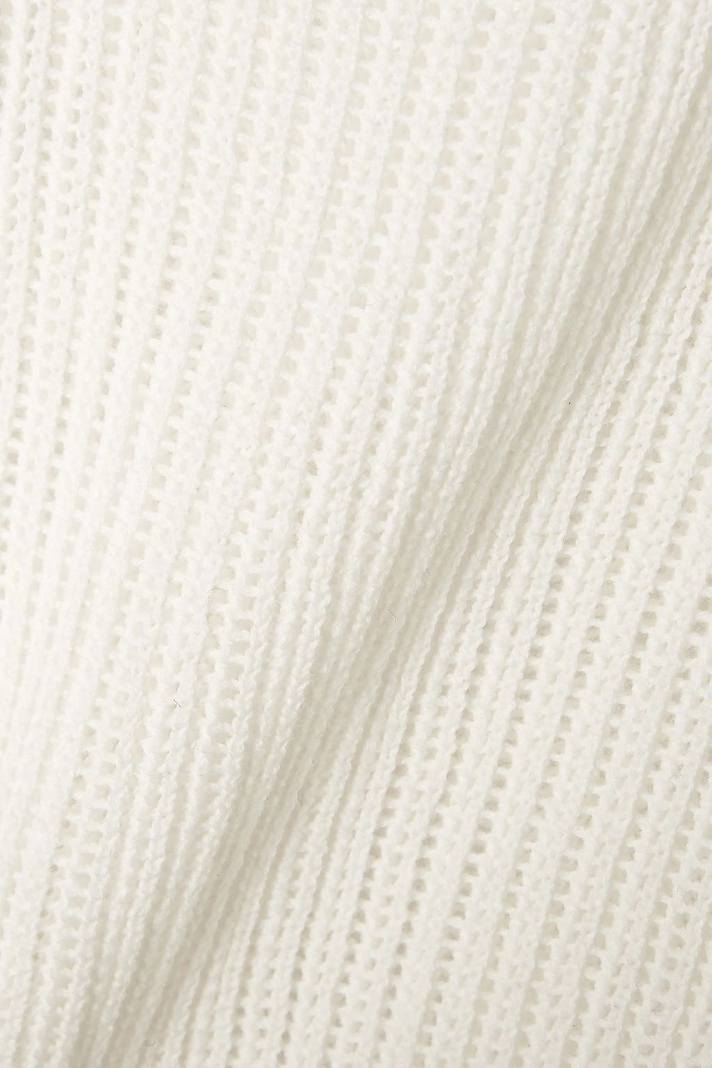 TWENTY MONTRÉAL Carlyle cropped open-knit cotton sweater