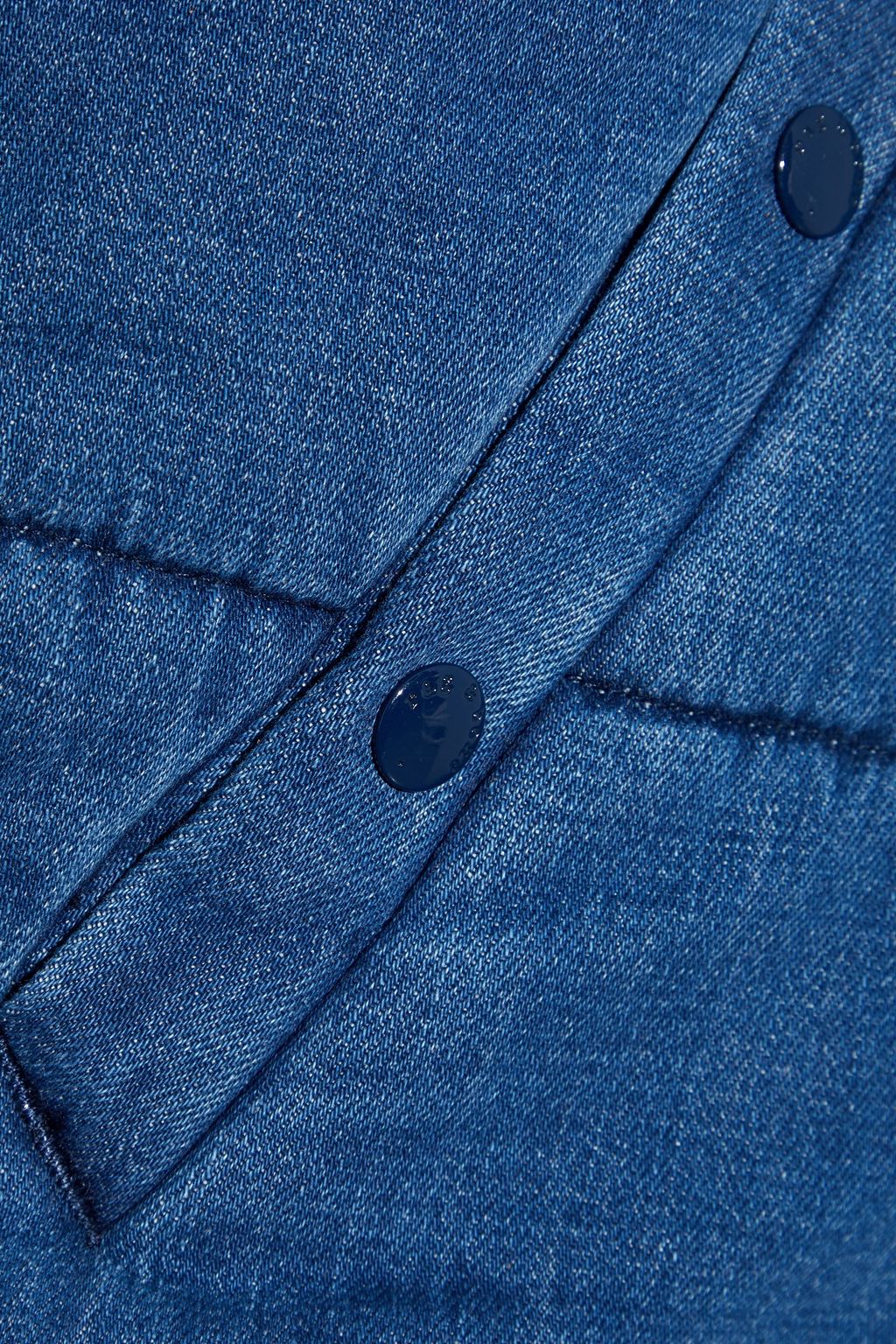 RAG & BONE Gesteppte Kapuzenjacke aus Denim